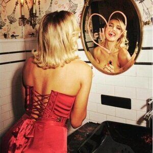 Honey Birdette CHASTITY True Red Full Set Corset and Skirt NWT Send your offers